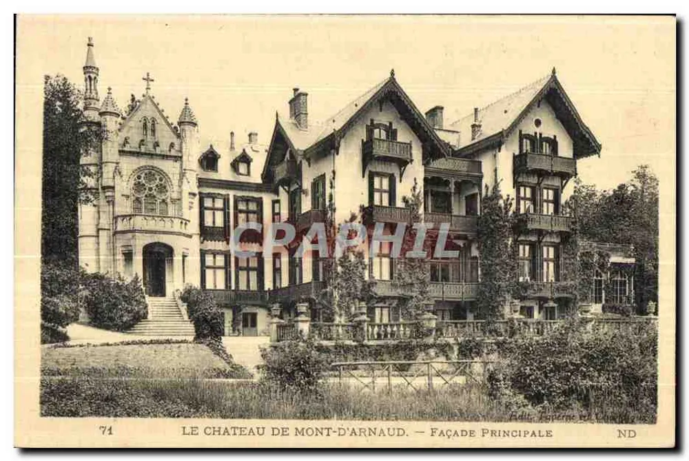 O Castelo de Mont-d'Arnaud — Fachada Principal — Adèle Poperne, n°71 - Frente