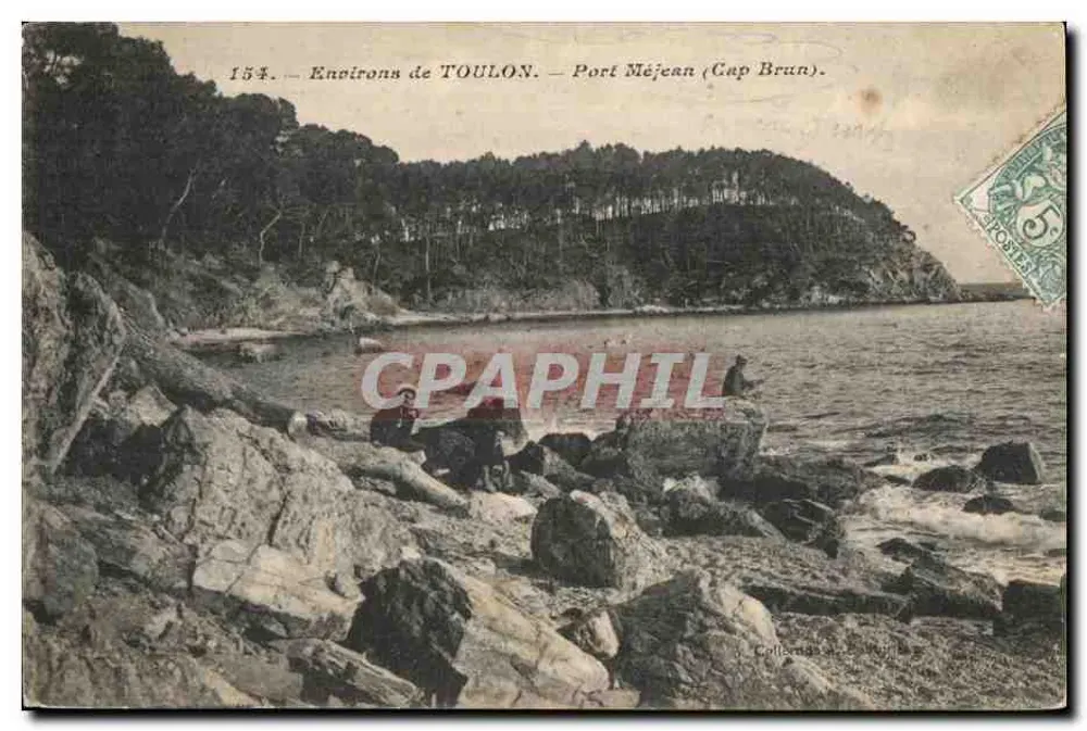 Port Méjean (Cap Brun) — Umgebung von Toulon — Nr. 154 — Sammlung von P. Vial - Vorderseite