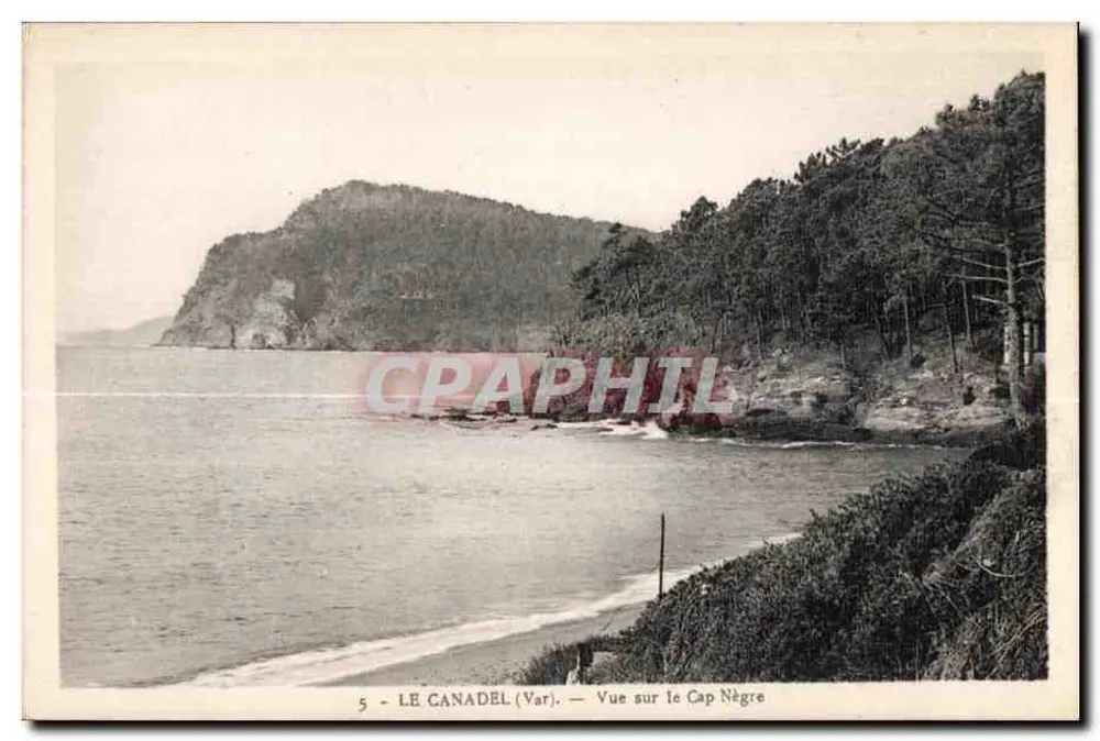 Le Canadel (Var) — Vista do Cabo Negro — Edição Octobon - Frente