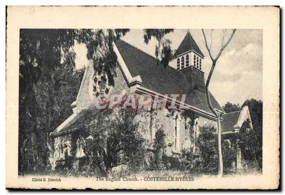 Die englische Kirche — Costebelle-Hyères — Cillebé E. Diétrich - Vorderseite