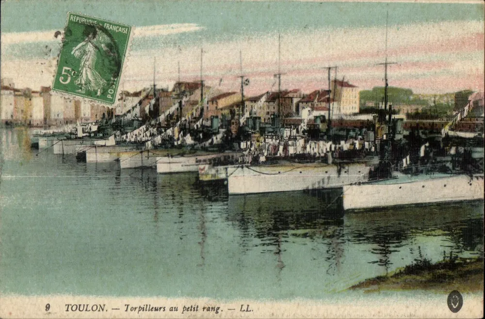 Toulon — Torpilleure in Linie — LL. - Vorderseite
