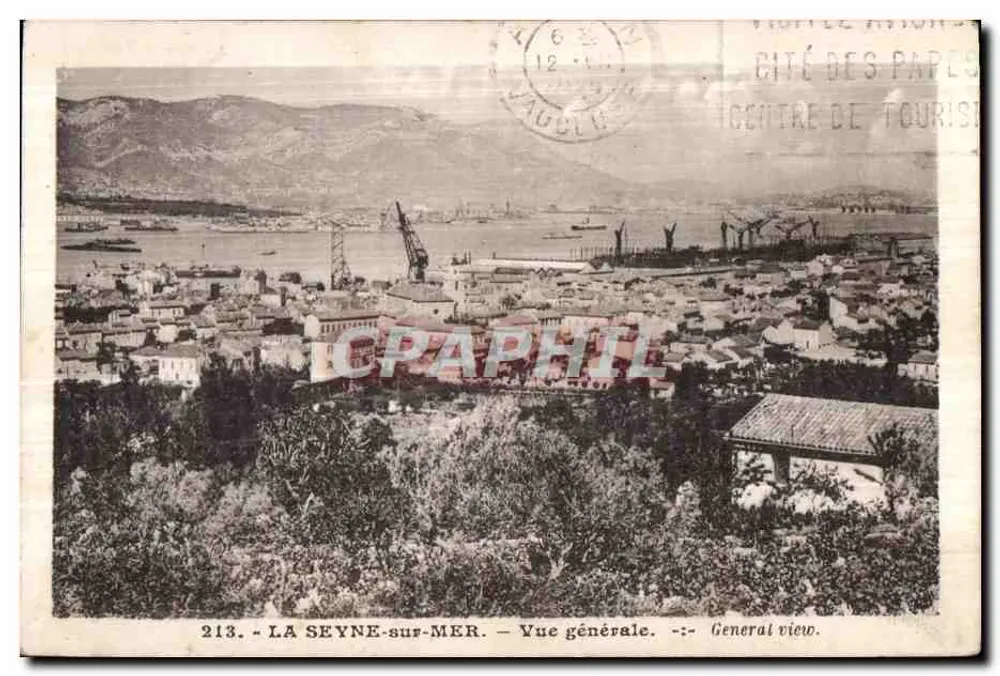 LA SEYNE-sur-MER — Vista geral — Cité dos Pápagos, Centro de Turismo - Frente