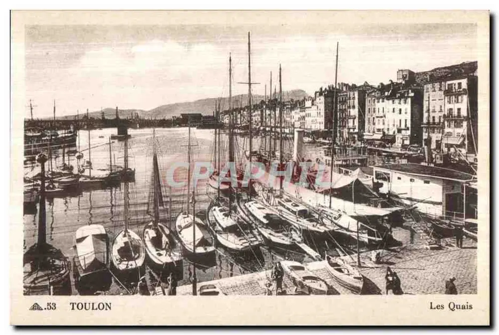 Toulon — Les Quais — Graphil - Frente