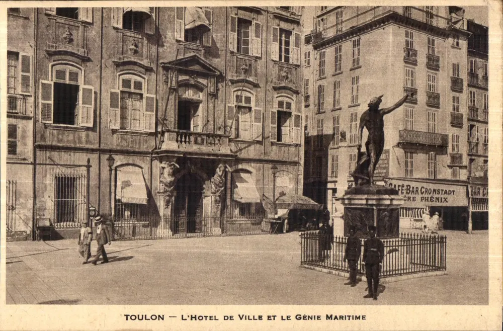 Toulon — Das Rathaus und der Marinegenie — Verleger nicht sichtbar - Vorderseite