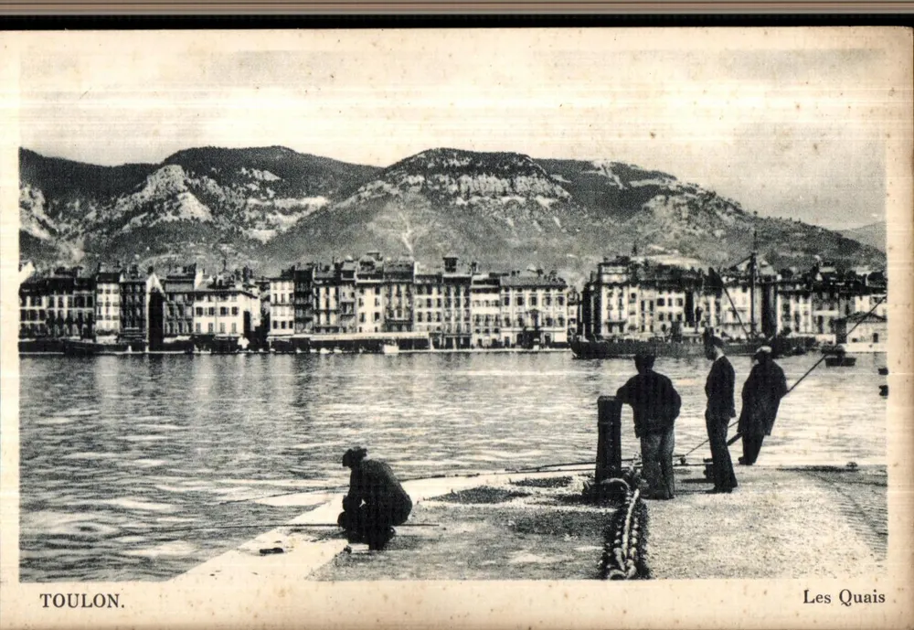 Toulon — Die Kais — unbekannter Verleger, Seriennummer nicht sichtbar - Vorderseite