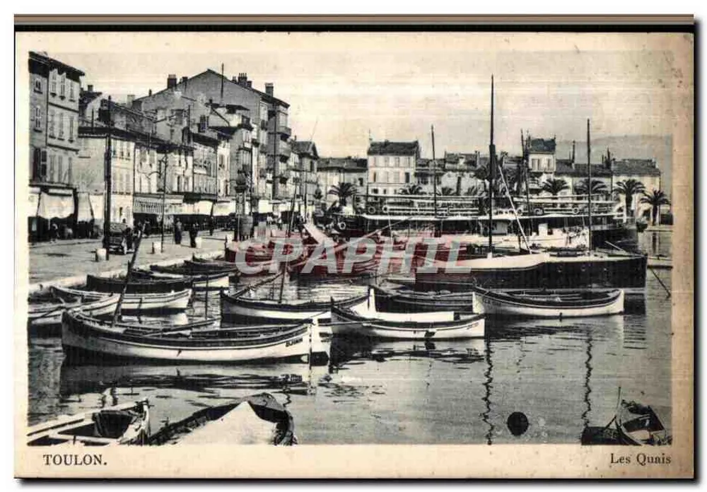 Toulon — Les Quais — editor não identificado - Frente