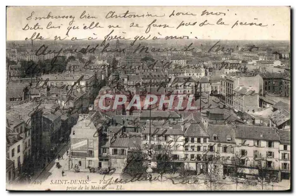 SAINT-DENIS — Allgemeine Ansicht vom Rathaus — LL. — Nr. 103 - Vorderseite