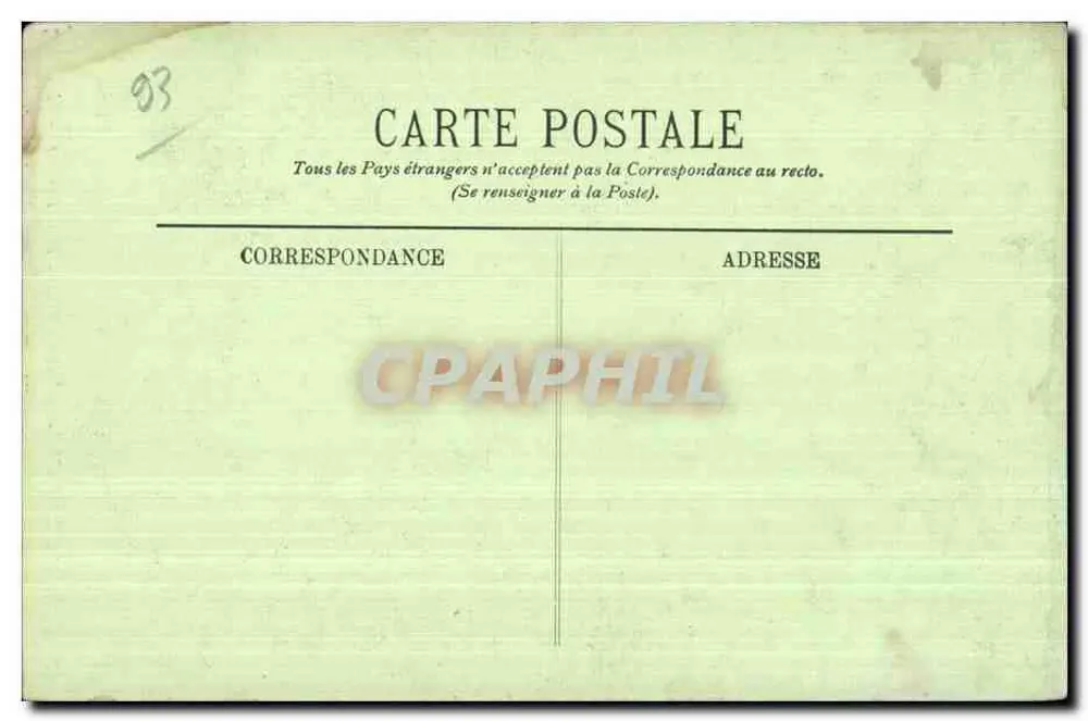 A ABBADIA DE SAINT-DENIS — Estátua da Dor — LL. n°47 - Verso