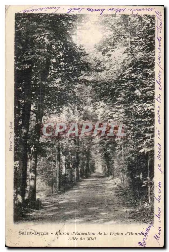 Saint-Denis - Bildungsstätte der Ehrenlegion - Allée du Midi — Pierre Petit, phot. - Vorderseite