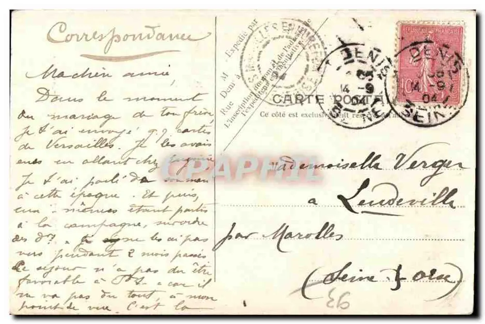 Saint-Denis — A Catedral — Edição Nova L.Q. No. 2 - Verso