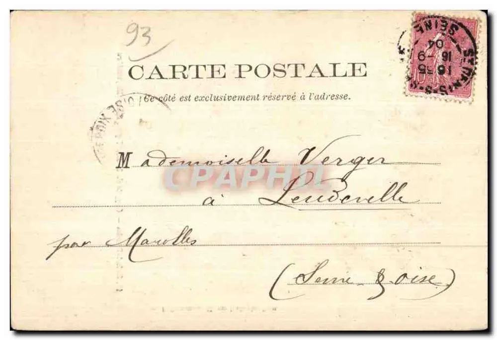 Saint-Denis — Grabkapelle der Basilika. F. Poudrebat, Paris, n°16 - Rückseite