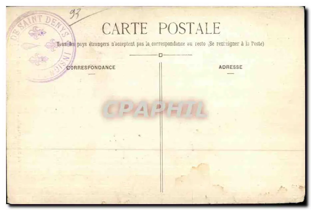 Abbaye de Saint-Denis — Crypte — Estátua de Luís XVI (1793) — por Cortot - Verso