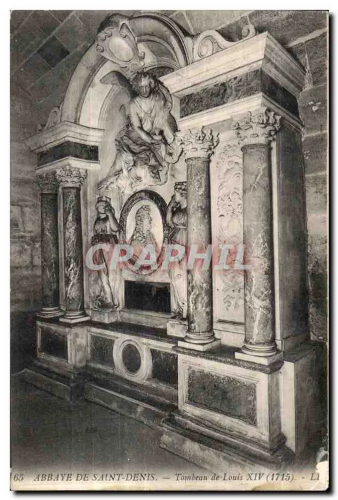 Abtei Saint-Denis — Grabmal von Ludwig XIV (1715) — L1 - Vorderseite