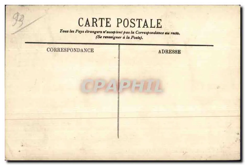 Saint-Denis — O Hotel de Ville — LL. - Verso