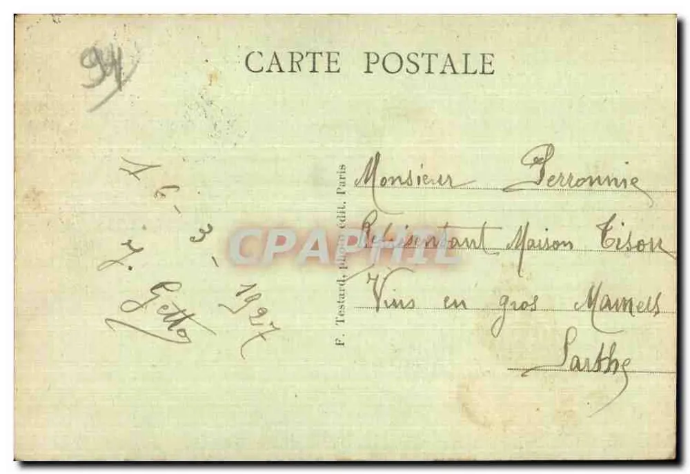 Joinville-le-Pont — Las orillas de la Marne — E. M. - Reverso