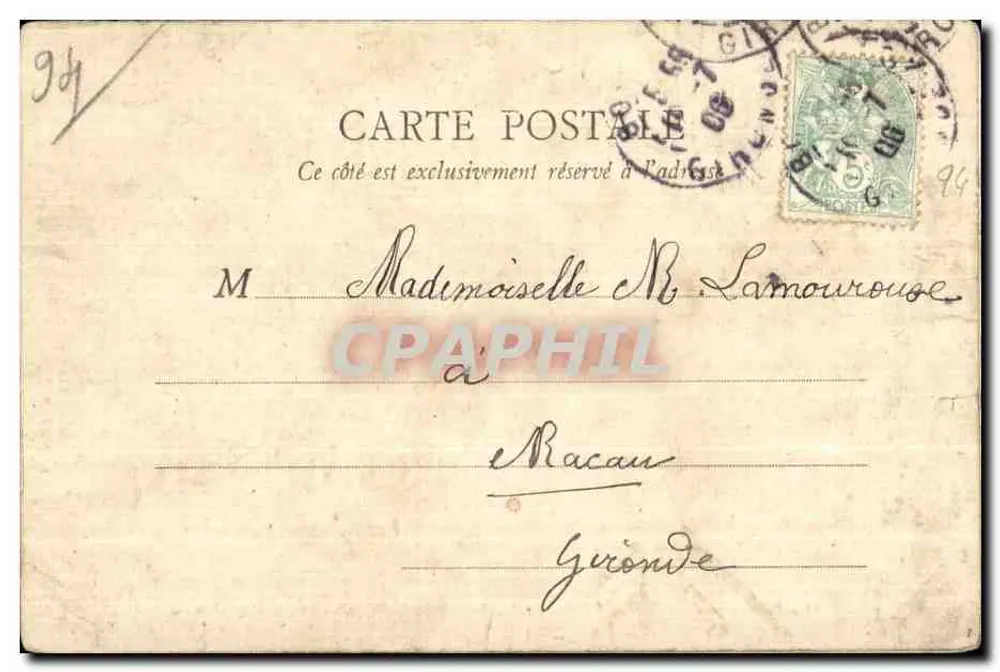 Der Marne-Tour — Von JOINVILLE nach CHAMPIGNY entlang der rechten Seite — B.J.C. Paris, n°47 - Rückseite