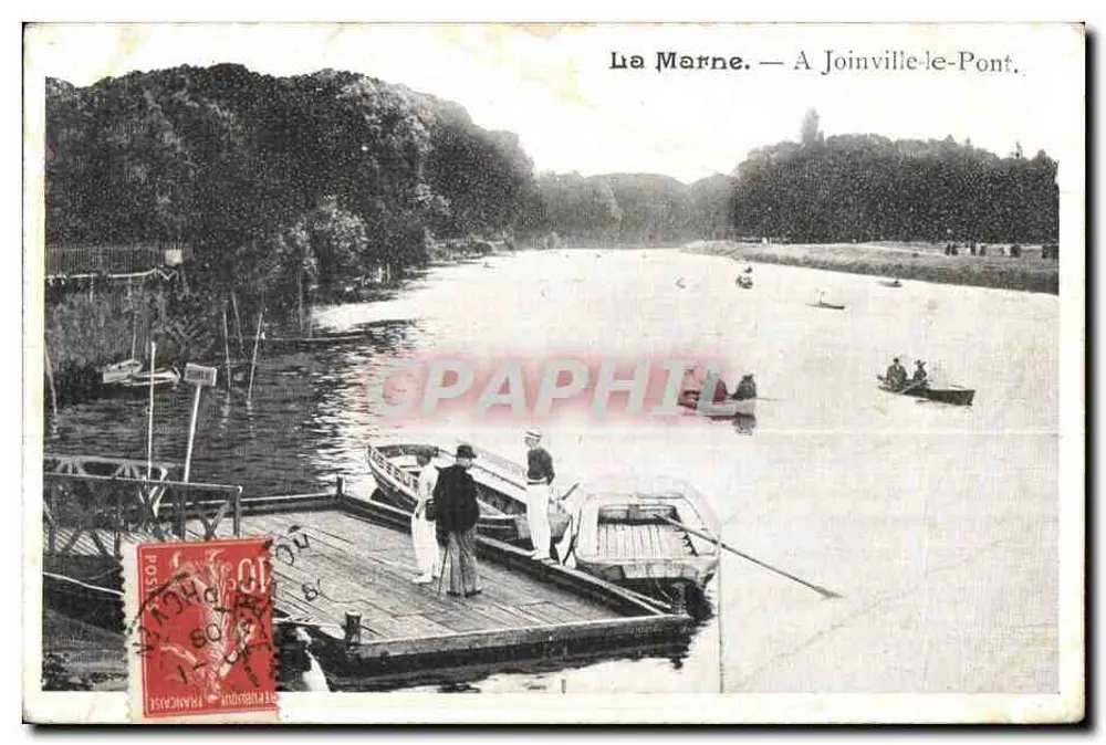 A Marne — Em Joinville-le-Pont. - Frente