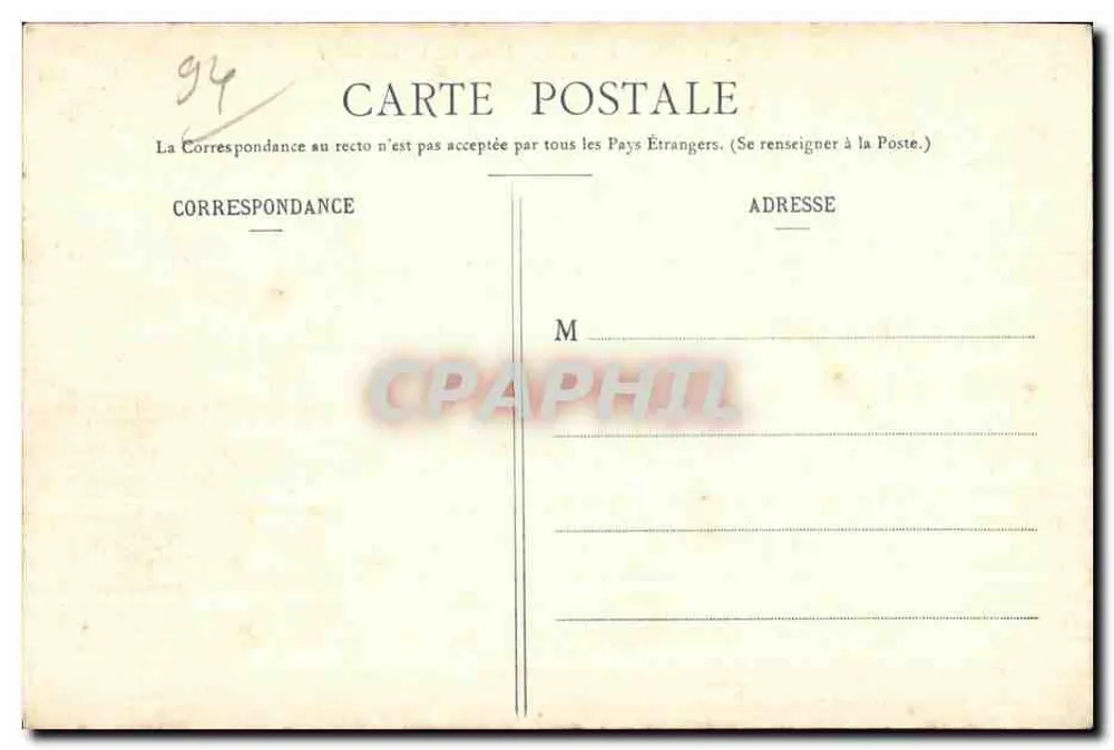 Joinville-le-Pont — Der Kai und die Brücke — G.I. n°1537 - Rückseite
