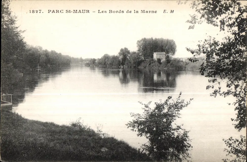 PARC ST-MAUR — As Margens da Marne — E. M. - Frente