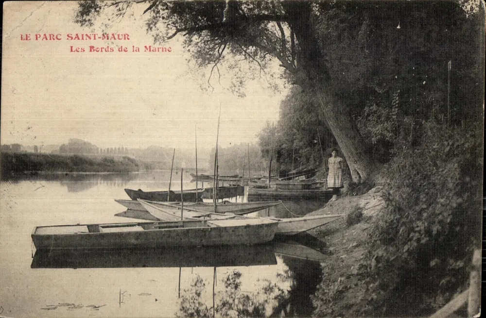 Le Parc Saint-Maur — Les Bords de la Marne — éditeur imprimeur non identifié - Frente
