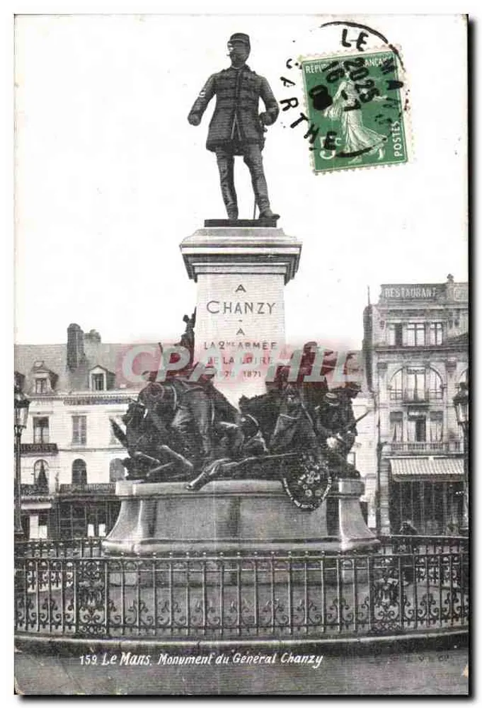 Le Mans. Monumento do Geral Chanzy — n° 159 - Frente