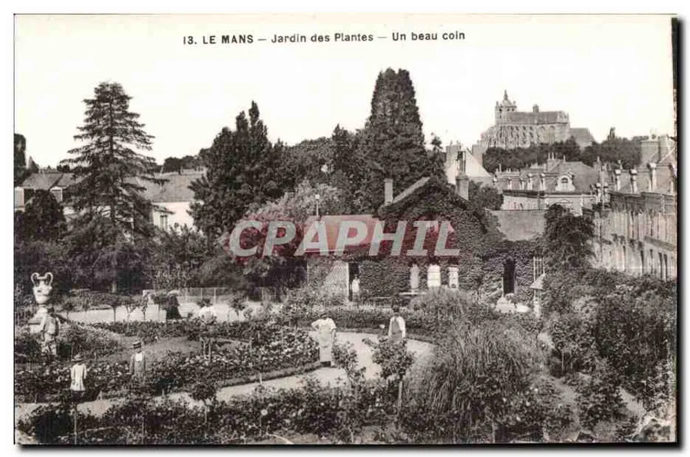 Le Mans — Botanischer Garten — Ein schöner Platz - Vorderseite