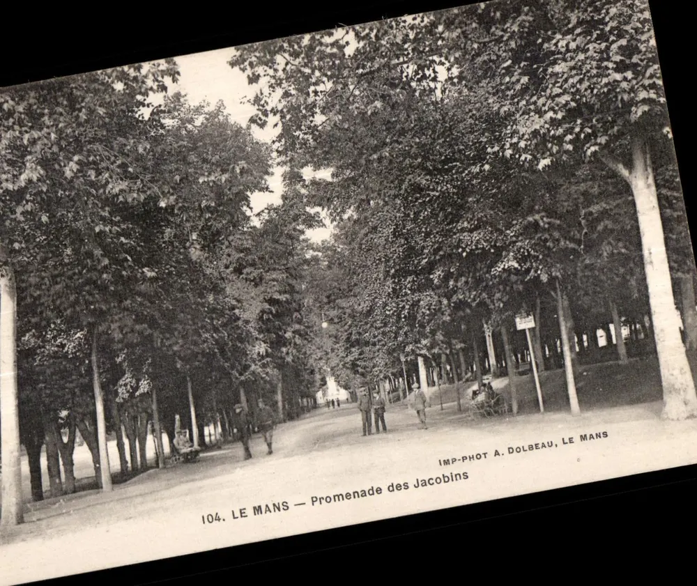 LE MANS — Promenade dos Jacobinos — IMP-PHOT A. DOLBEAU, LE MANS - Frente