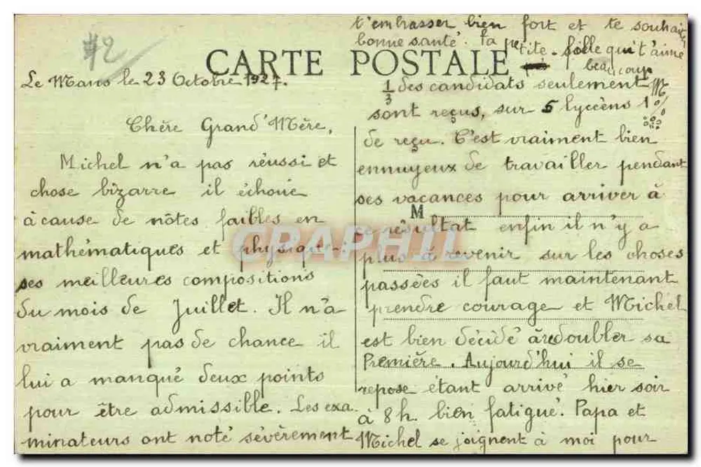 LE MANS — Promenade dos Jacobinos — IMP-PHOT A. DOLBEAU, LE MANS - Verso