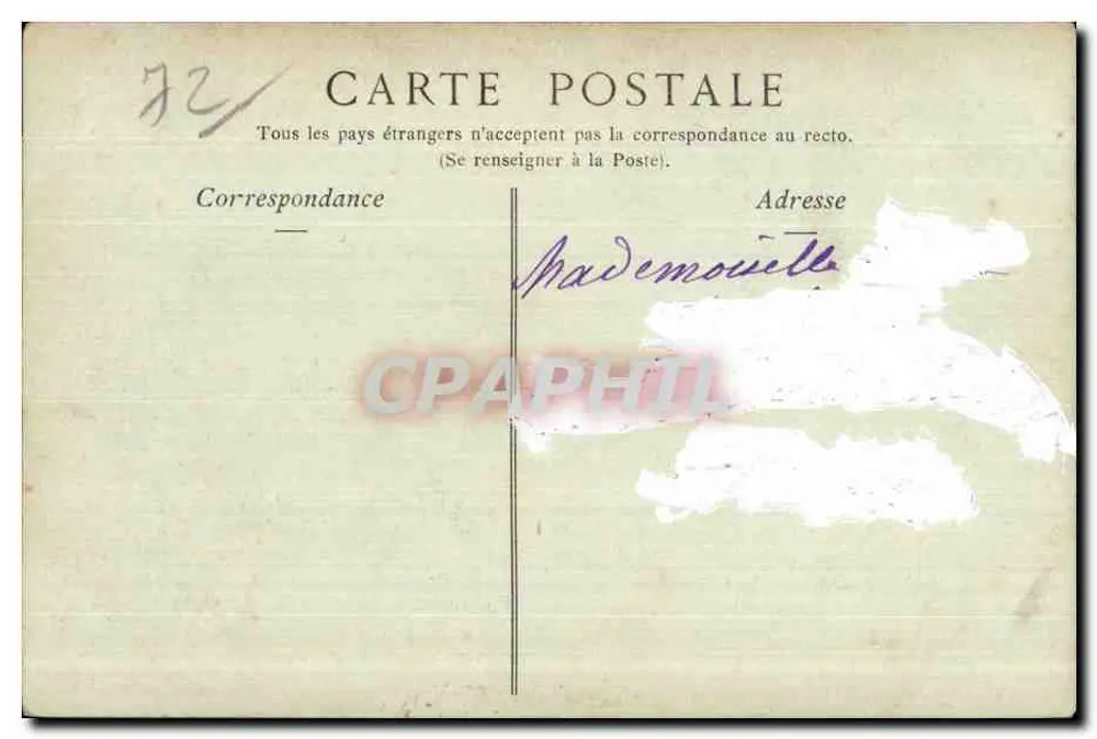 Le Mans — Ansicht der Place des Jacobins, des Theaters — Collections ND. Phot. - Rückseite