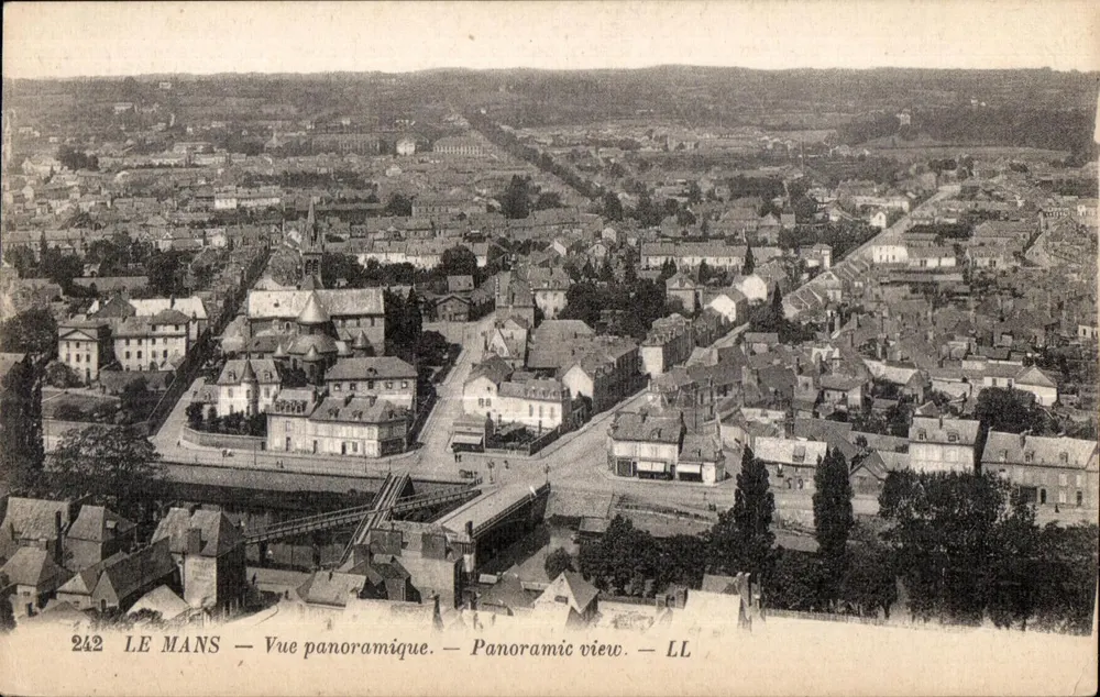 Le Mans — Panoramablick — LL - Vorderseite
