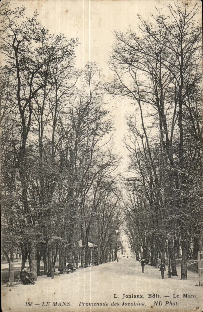 Le Mans — Promenade des Jacobins — L. Joniaux, Edit. — Le Mans - Vorderseite