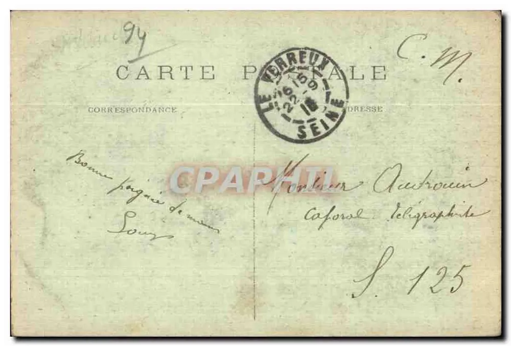 Le Perreux — A Marne no Pavillon Bleu — R. Facioli, fot. Edit., Le Perreux - Verso