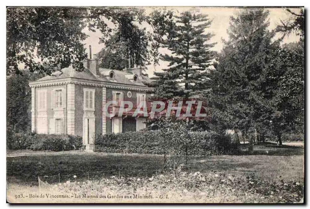 Bois de Vincennes — Das Wachhaus der Minimes — G. I. — G23 - Vorderseite