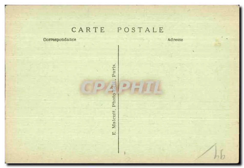 Vincennes — Entrada do Forte — E.M. n°1036 - Verso