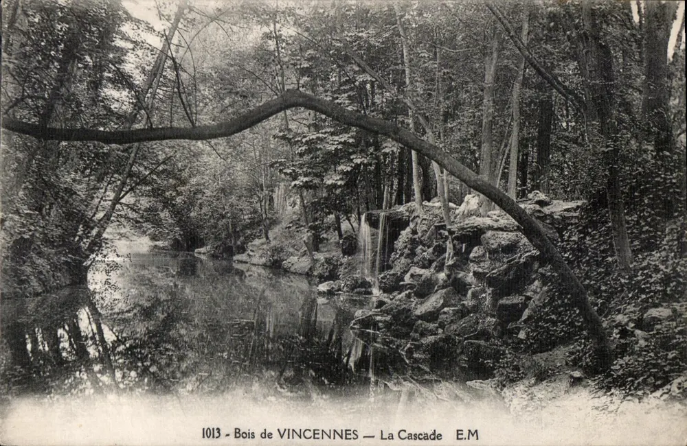 Bois de Vincennes — A Cascata — E.M. n°1013 - Frente