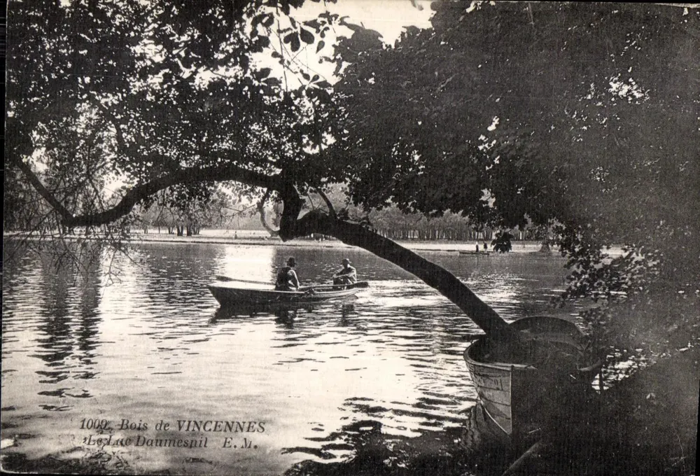 Bois de Vincennes — Lago Daumesnil — E.M. n°1002 - Frente