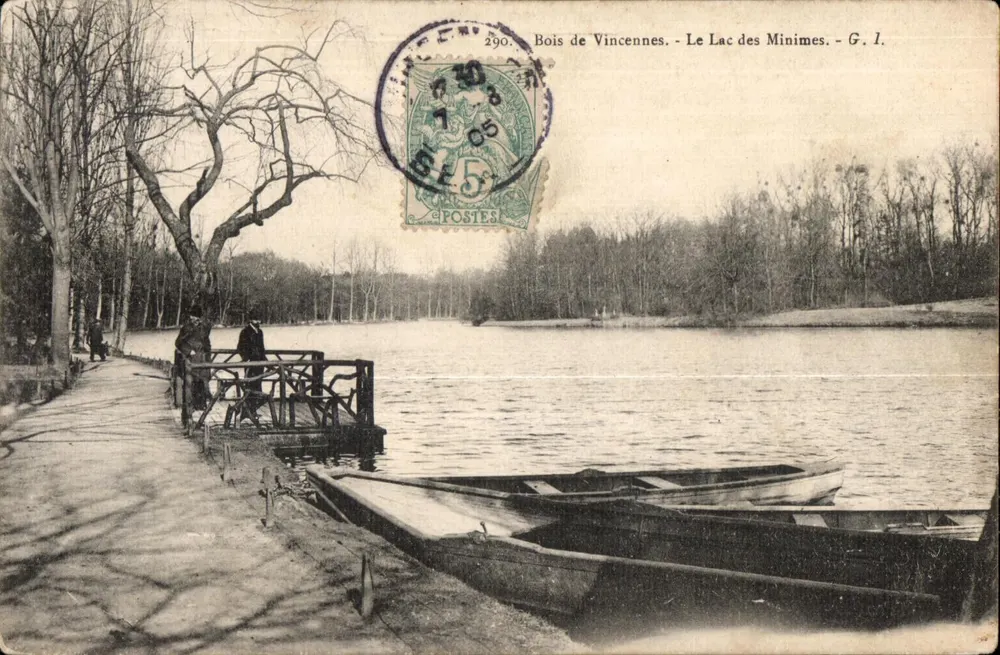 Bois de Vincennes - See der Minimes - G. I. - Vorderseite