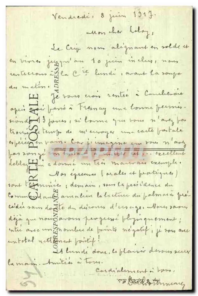 Vincennes — O Velho Forte — Editor E.D. n°9 - Verso