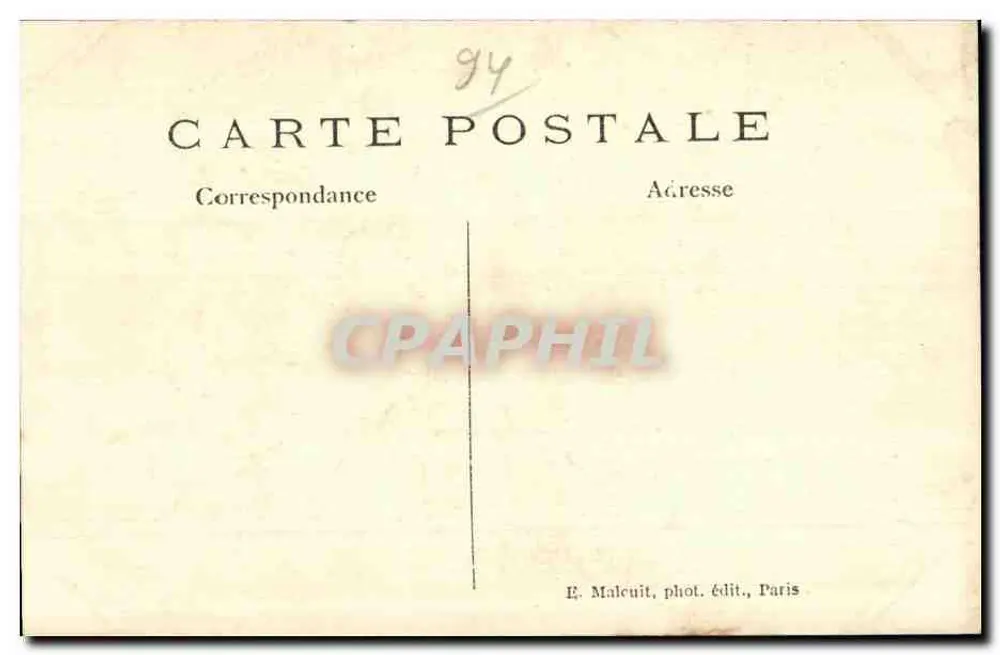 Vincennes — Cours Marigny — Statua del Generale Daumesnil - Verso