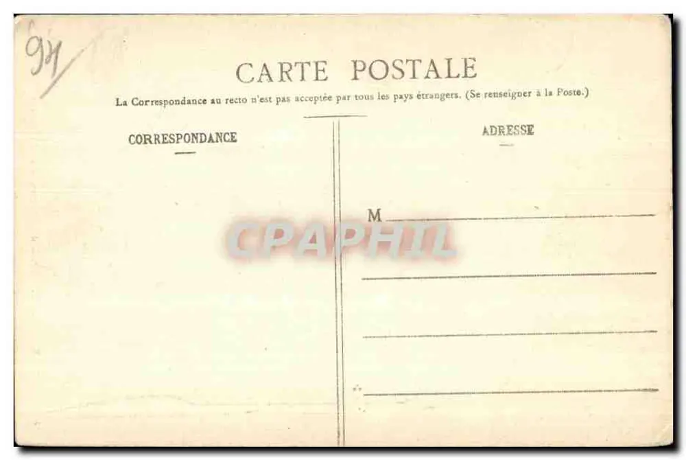 Vincennes — Eingang zur Kasernen der Chasseurs — G. I. - Rückseite