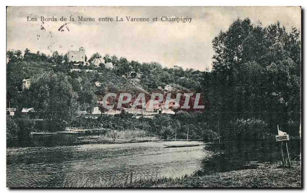 Die Ufer der Marne zwischen La Varenne und Champigny — Édition Trianon, n° 2087 - Vorderseite