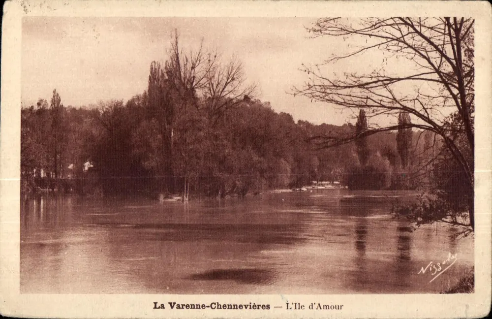 La Varenne-Chennevières — Die Insel der Liebe — N°33 — Nissard - Vorderseite