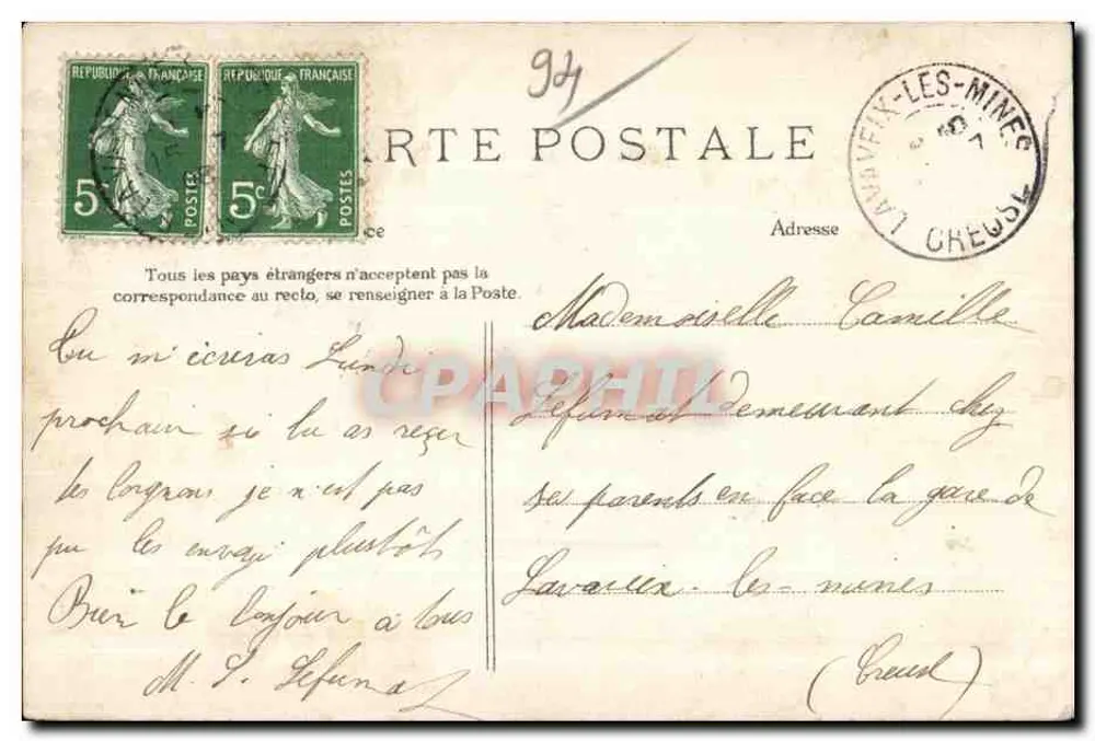 La Varenne-Saint-Hilaire — Die Kirche — E. L. D. - Rückseite