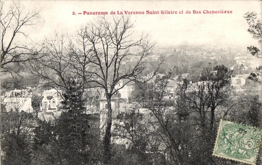 Panorama von La Varenne Saint-Hilaire und Bas Chenevières — Verleger nicht sichtbar, Seriennummer 2 - Vorderseite