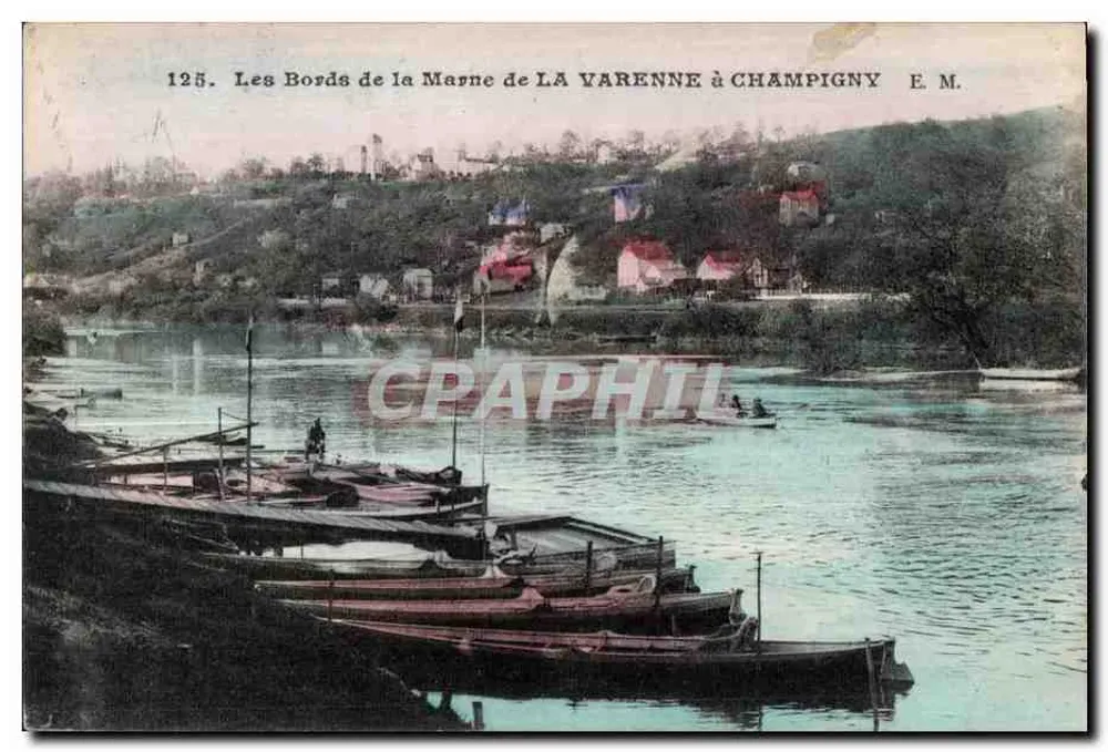 Die Ufer der Marne von LA VARENNE bis CHAMPIGNY — E.M. n°125 - Vorderseite