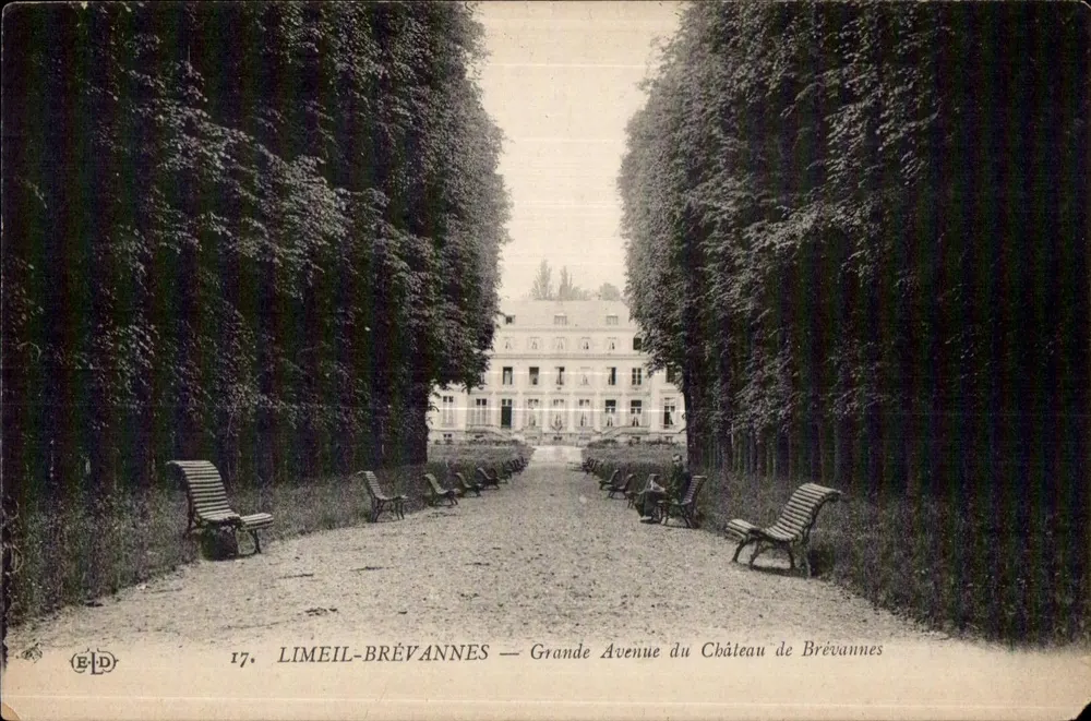 Limeil-Brévannes — Große Avenue des Schlosses Brévannes — Verleger E.P.D. Nr. 17 - Vorderseite