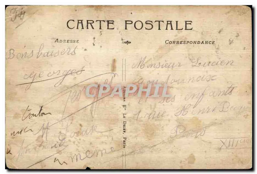 Brévannes (S.-et-O.) — L'Entrée du Pays — éditeur B.I.D. n°33 - Achterkant
