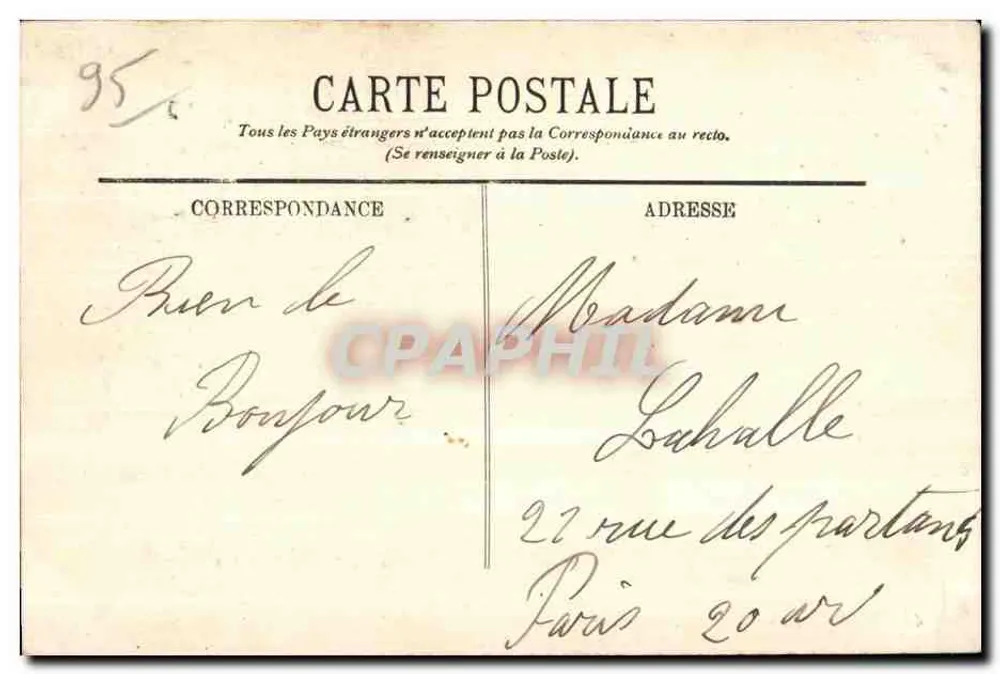 Enghien — Kasyno — LL. - Rewers