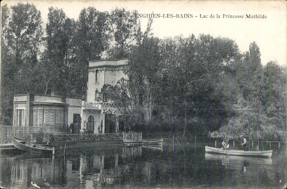 Enghien-les-Bains — Lago da Princesa Mathilde — P. Marmuse, 53, Av. Montparnasse Paris - Frente