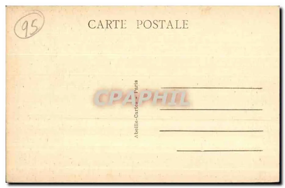 Enghien-les-Bains — Das Municipale Casino — Der Eingang — A.C. 10 — Verlag Abelle-Cartes - Paris - Rückseite